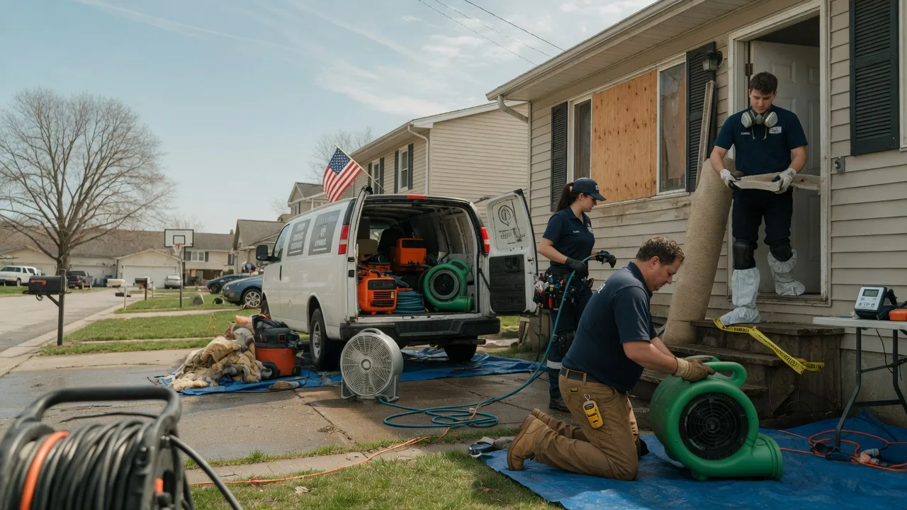 Water Damage Restoration in Advance, IN near me